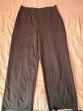 Mondetta Black Wide-Leg Pull-On Pants
